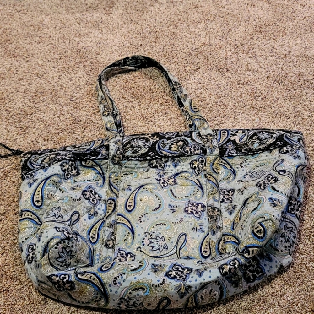 Lily Waters Quilted Paisley Tote